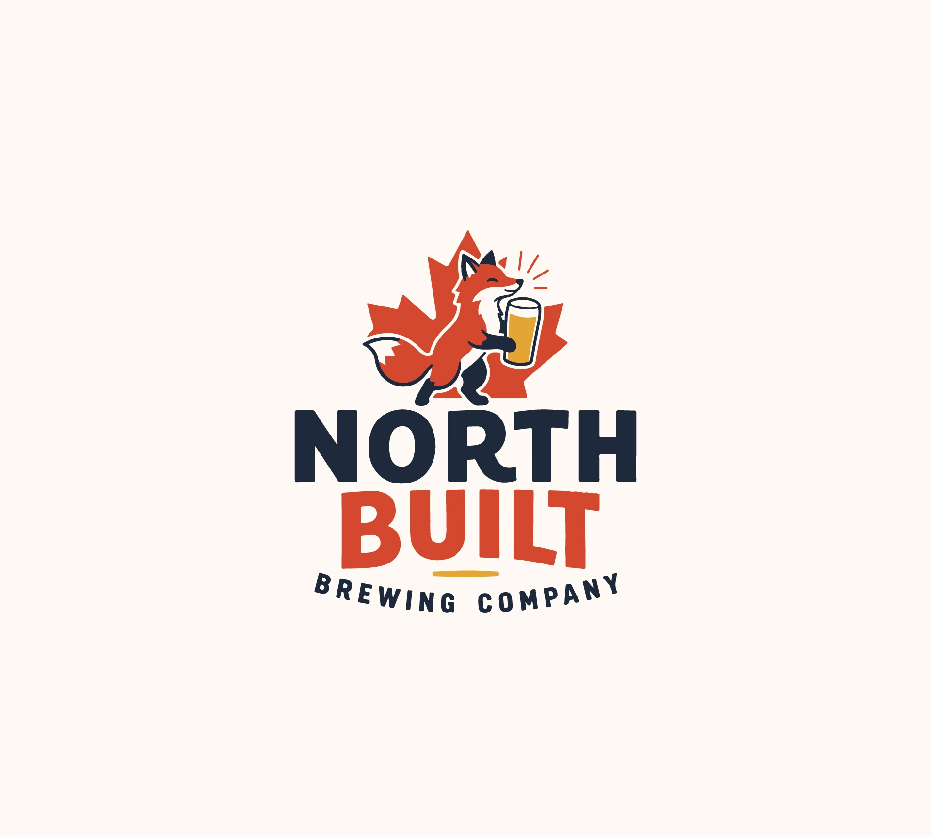 North Built Brewing Company — Full Colour Vector