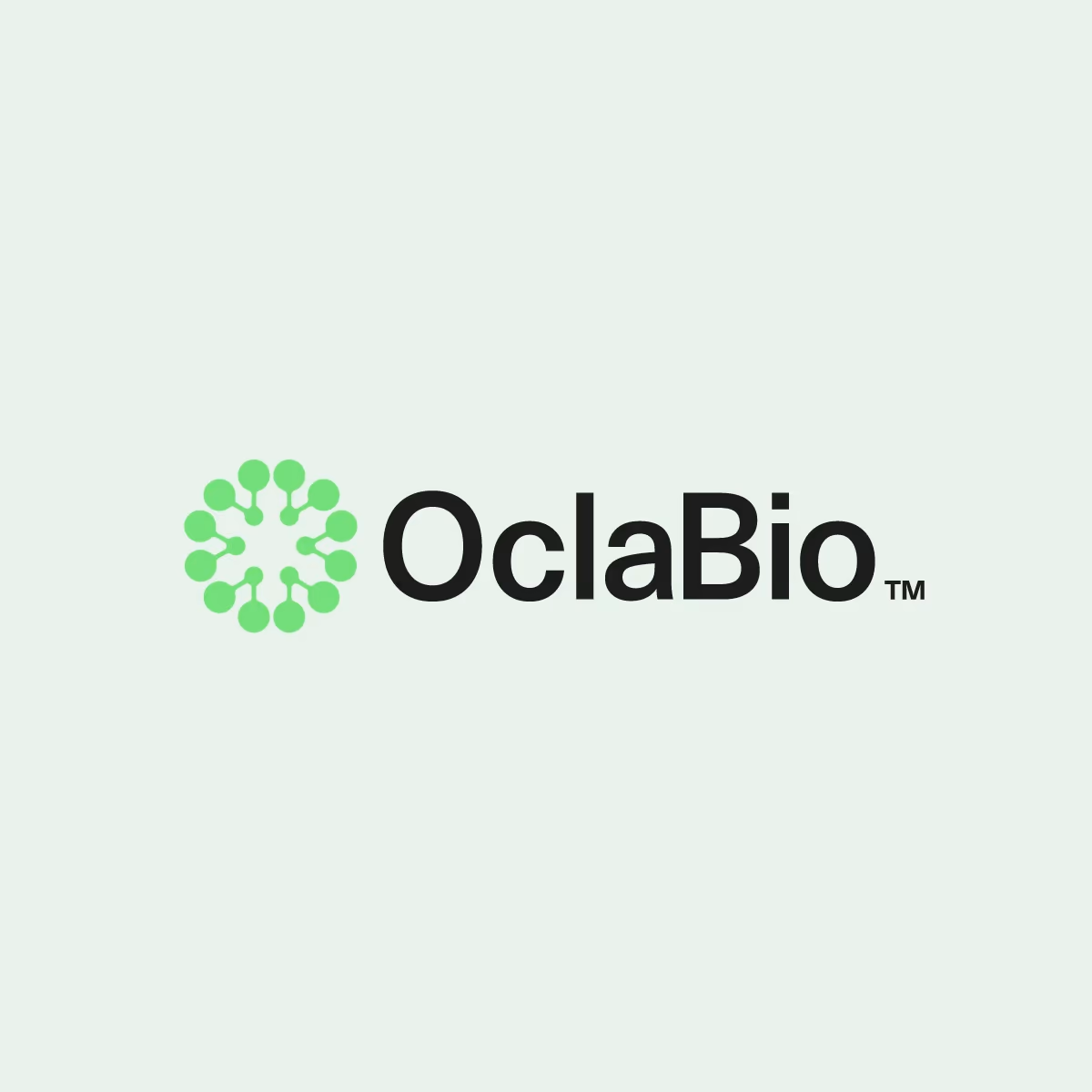 OclaBio brand identity system — logo applications and colour system by Evoke Studio