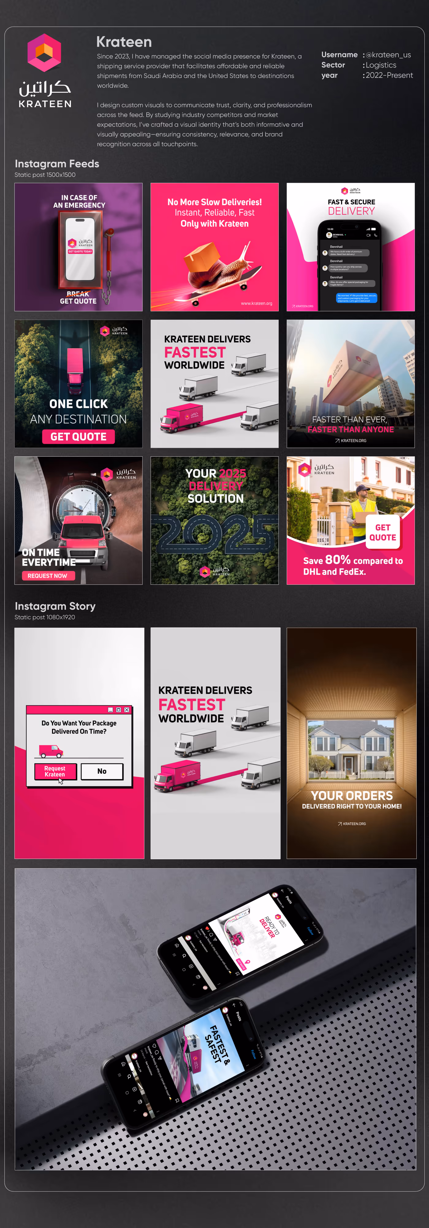 Instagram post design examples — on-brand social media graphics by Evoke Studio
